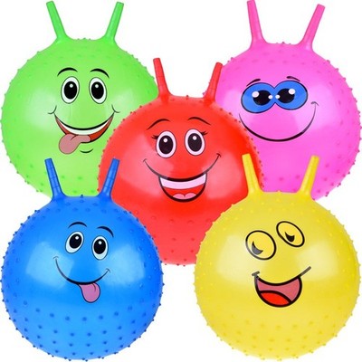 Hüpfball Kinder 55 cm   Springball mit Griffen Hopper Ball Spielzeug