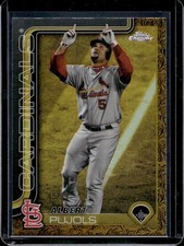 2025 Topps Gilded Collection Albert Pujols /99 St. Louis Cardinals 199