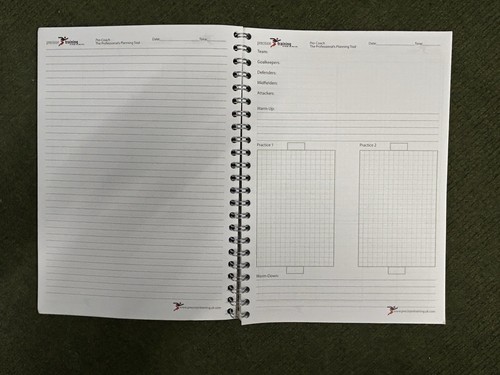 Precision Football Coaches A4 Pads - Session Planner (Double Pack) - Bild 2 von 4