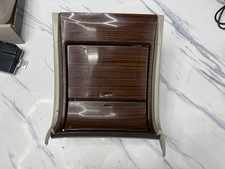 2003 Cadillac Escalade Center Console Woodgrain Cup Holder Panel Oem