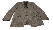 Jos. A. Banks Brown Harris Tweed 100 Pure Scottish Wool 3 Button Blazer 44 2b3