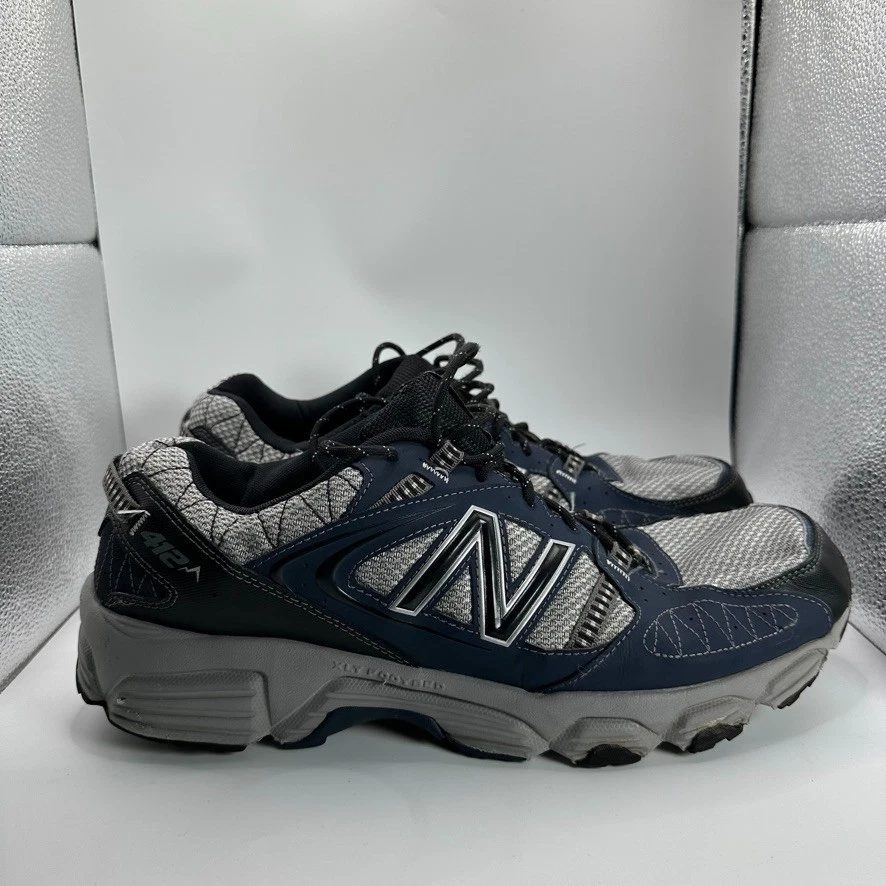 Scarpe New Balance 412 V1 uomo taglia 13 4E blu grigio corsa trail escursionismo