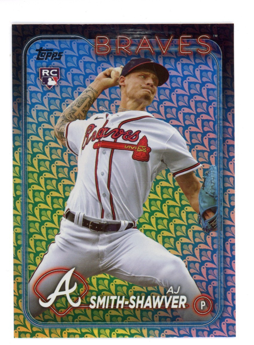 2024 TOPPS SERIES 1 EASTER HOLIDAY A.J. SMITH SHAWVER #117 ATLANTA BRAVES