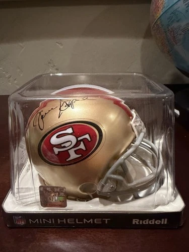 San Francisco 49ers Autographed Mini helmet