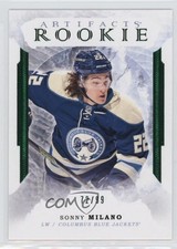 2016-17 Upper Deck Artifacts Rookie Emerald 72/99 Sonny Milano #162 0c3