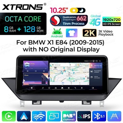 10,25'' Qualcomm 662 8G+128GB Android 14 Autoradio Für BMW X1 E84 GPS Navi LTE 4G