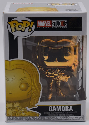 FUNKO POP ! GAMORA 382 Gold Chrome THE FIRST TEN YEARS