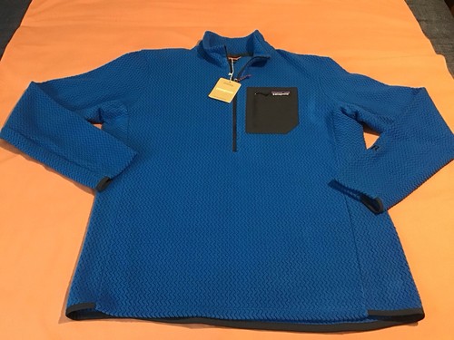 Patagonia R1 Air ZIP NECK FLEECE JACKE HERREN-LARGE ENDLESS BLAU Neu Mit Etikett