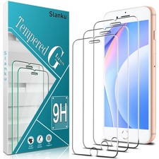 3 Pack Screen Protector for iPhone SE 3, SE 2022, iPhone SE 2, SE 2020 Temper...