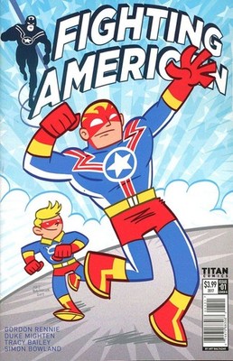 Fighting American (Titan, 2nd Series) #1B VF/NM; Titan | Art Baltazar Variant -
