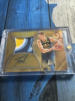 Nikola Jokic 2017-18 Panini Opulence Patch Auto Game Worn Nuggets 🏀🔥