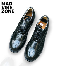 Traditional Kilt Shoes for Men Scottish Highland Bagpiper Dress Shoes