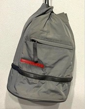 PRADA drawstring shoulder bag with logo and card From Japan