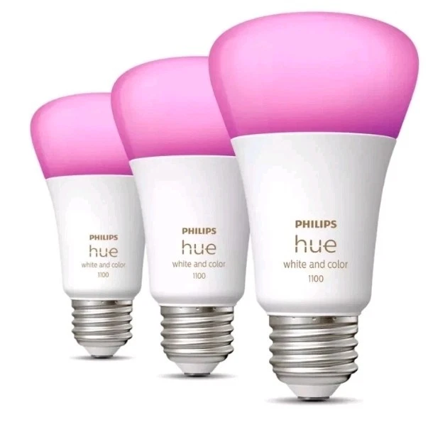 New Philips Hue Smart - 3 Pack 75W A19 LED Bulb White Color Ambiance Light ☆READ - Image 2 of 4