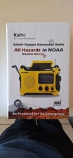 Kaito KA500 Hand Crank Weather Alert , New Emergency AM FM Shortwave Flashlight
