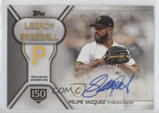 2019 Topps Legacy of Baseball 150th Anniversary 35/150 Felipe Vazquez Auto 00hi