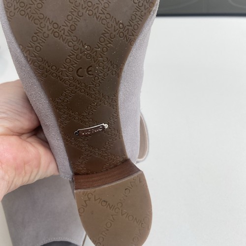 Bionic Shoes Grey Genuine Suede 4.5 Heel - Picture 11 of 13