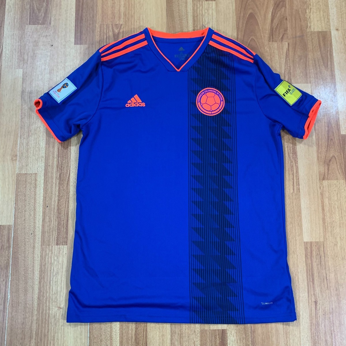 Adidas Columbia Soccer Jersey Mens Extra Large Blue World Cup 2018