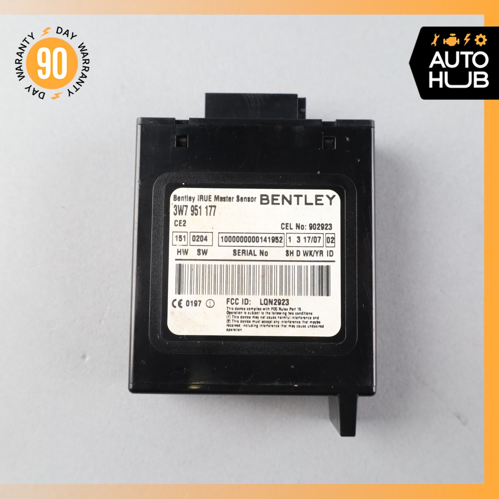 07-11 Bentley Continental GTC Anti Theft Alarm Movement Module OEM 62k
