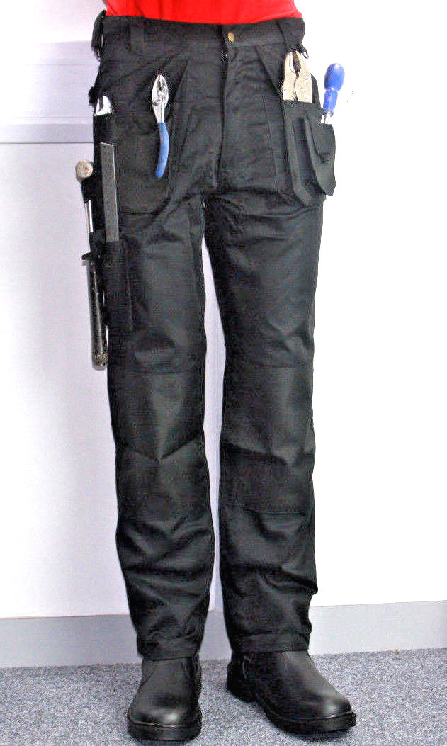 Blackrock Work Wear CARGO COMBAT KNEE PADS Trousers Multi Pocket Trade Pro Pants eBay