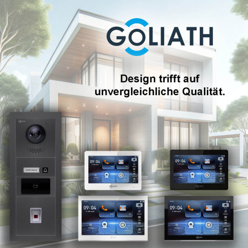 Intercomunicador con cámara Goliath IP 2 hilos BUS plata 2 estaciones exteriores - Imagen 7 de 9