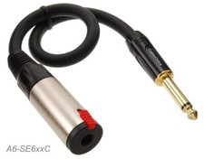 1/4" Premium Mono TS Male to Locking Female Speaker Audio Extension