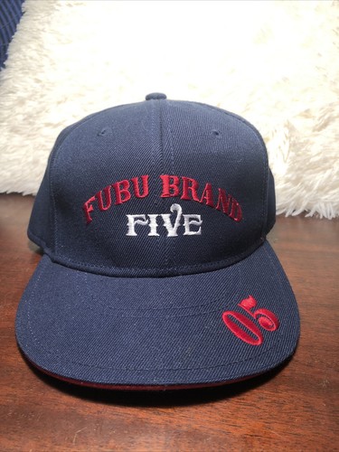 vintage fubu brand five fitted baseball 