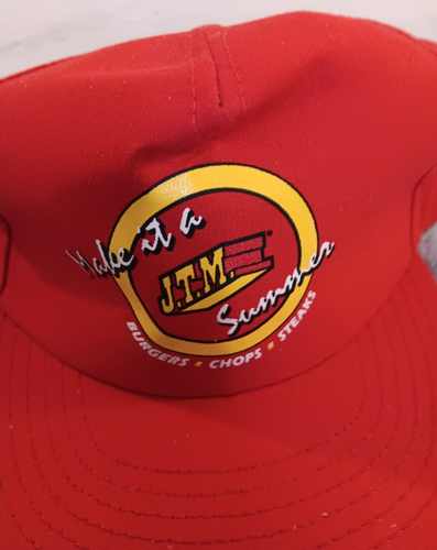 red mens baseball cap hat NWOT snapback One size - Picture 2 of 5