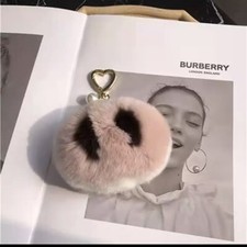 Uk Seller Plush Pig Nose Key Ring/pig Fur Car Pendent Charm Keychain Gift