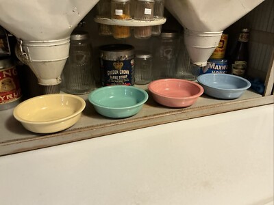 Fiestaware Fiesta HLC USA Soup Cereal Bowl 6 7/8'' some Retired Colors Set Of 4