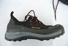 Black Textile & Rubber BOGS Laced Pull On Sneaker Like Ankle Boots Man's 8