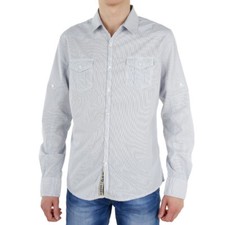 Mens Red Soul Long Sleeve Button Dow Shirt Button Down Collared