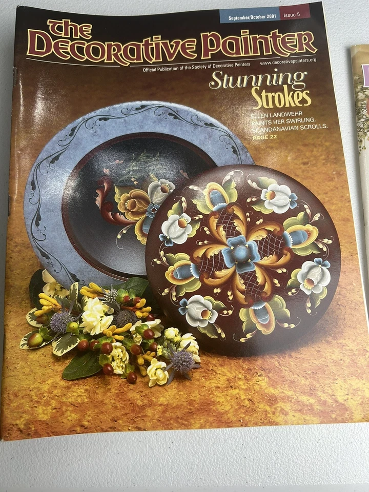 Vintage The Decorative Painter Magazine Mixed 2001-2002 Nine (8) issues - Image 2 of 4