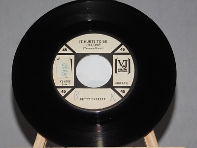 NORTHERN SOUL 45 RPM - BETTY EVERETT - VEE-JAY 610 - ''IT HURTS TO BE IN LOVE'' 