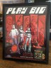 Magic The Gathering Card Game “Play Big” Framed Ad Original Art RARE MTG 10th