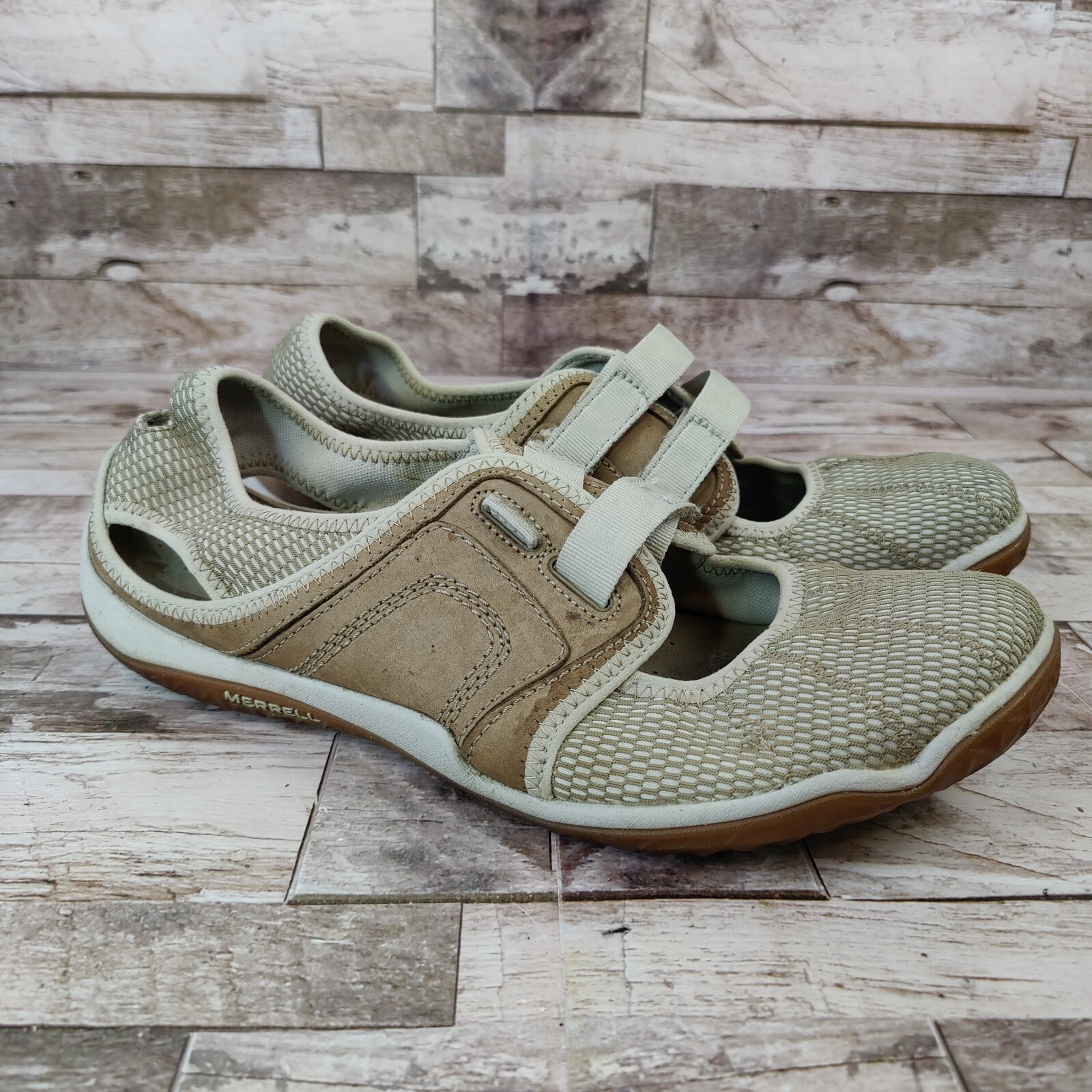 Sandali da passeggio Merrell taglia 10 donna Lorelei MJ marrone profondo Mary Jane cinturino