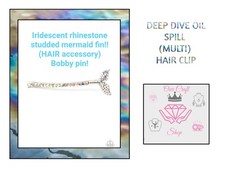 Paparazzi Deep Dive HAIR Clip IRID / MULTI / OIL SPILL FAN FAVORITE