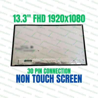 Écran 13,3 Pouces FHD IPS Pour Ordinateur Portable - Compatible Avec INNOLUX N133HCE-G52 Rev.C1 - Qualité Premium