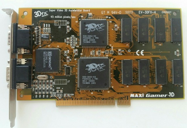 3dfx Voodoo3 3000 16MB 2D 3D PCI Accelerator Vintage New In Wrap 