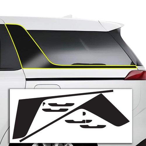 Honda Civic Hatchback 2022-2025 Blackout Chrome Delete Kit - Precut Wi