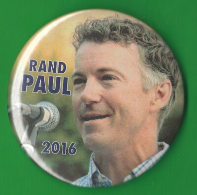 2016 Rand Paul 3'' / (R)Presidential Hopeful Campaign Button(Pin04)