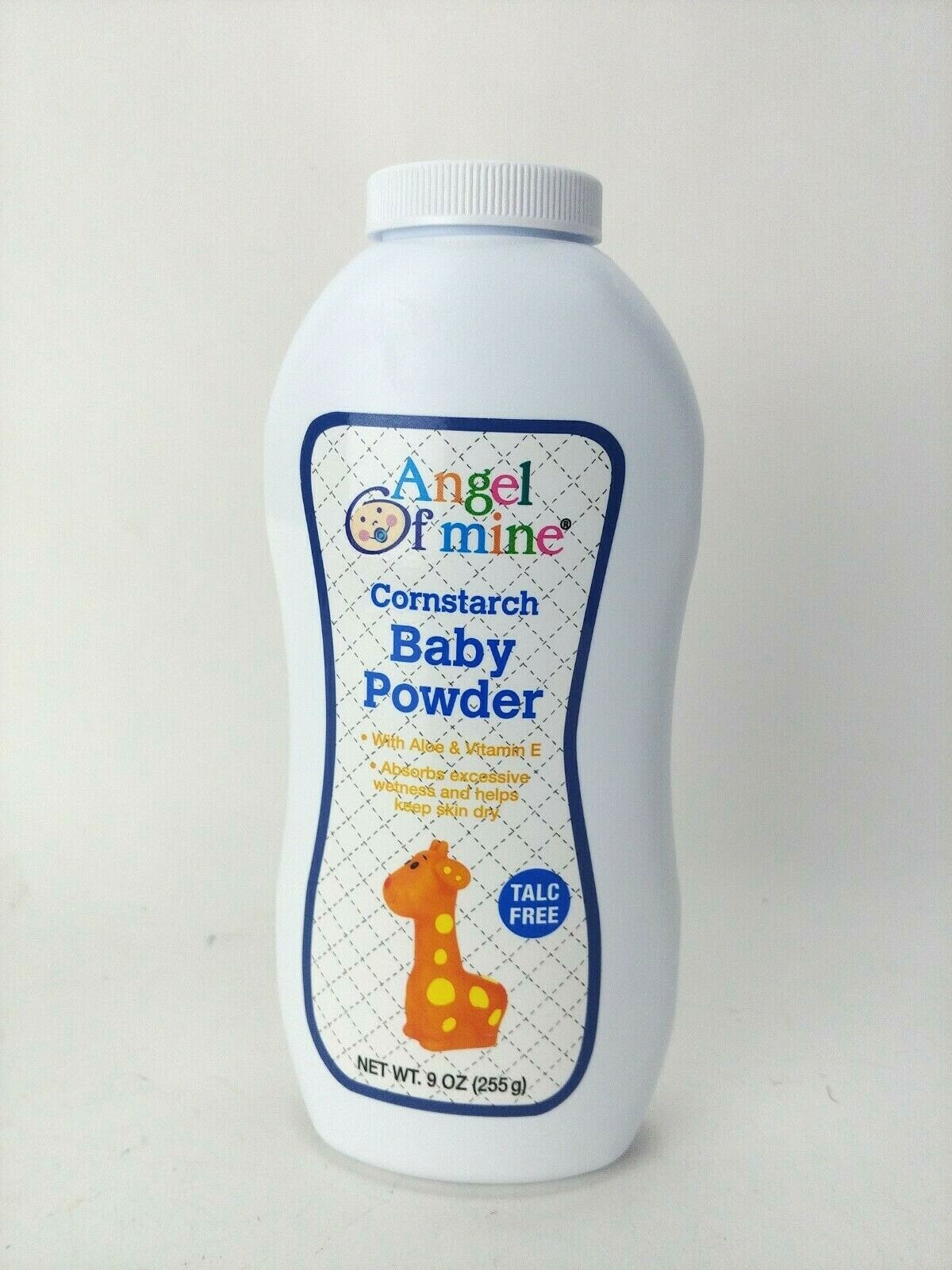 angel of mine cornstarch baby powder