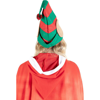 Cappello da elfo a righe verdi e rosse per adulti, con campanella attaccata – Babbo Natale – cappello da elfo per adulti – cappello da costume da costume da costume da Babbo Cappello da elfo a righe verdi e rosse per adulti, con campanella attaccata – Babbo Natale – cappello da elfo per adulti – cappello da costume da costume da costume da Babbo
