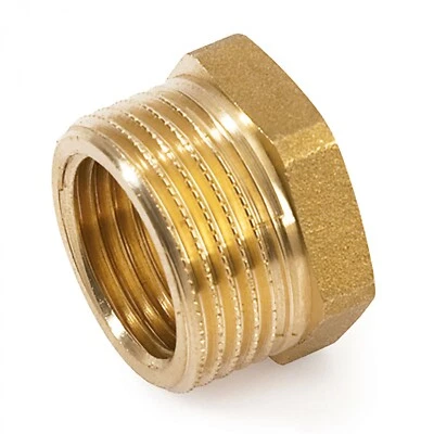 QPOOL24 Reduzierstücke AG->IG Aussengewinde auf Innengewinde Messing für Trinkwasser