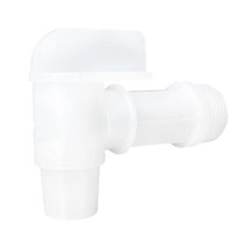 Plastic Spigot Drum Faucet White Flow 3/4 for Plastic Drums Jugs Replacement
