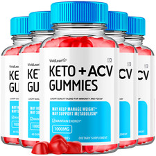 VividLean Keto ACV Gummies Support Weight Management and Metabolism 5 Pack 