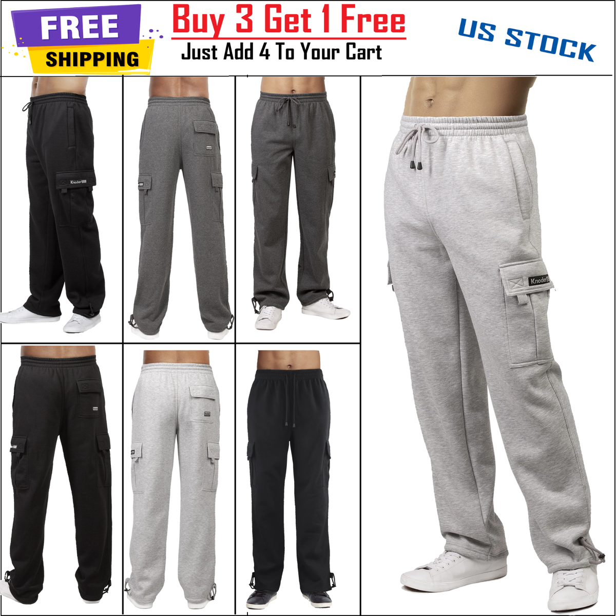 Wide Leg Sweatpants With Pockets Est Life Wide-Leg Sweatpants