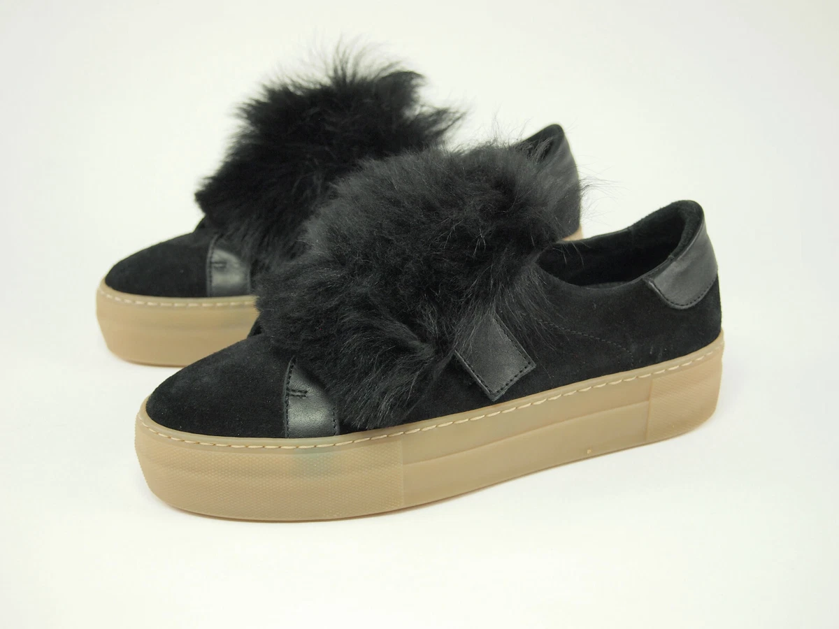 Sneakers with fur best sale ball