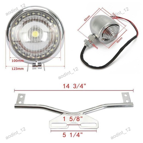 Passing Turn Signals Light Bar For Honda Shadow Spirit Aero Ace VT750 1100 600 - Picture 3 of 11