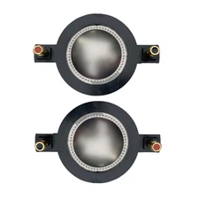 Dual 51MM Titanium Compression DJ Speaker Driver Tweeter Replacement Diaphragms
